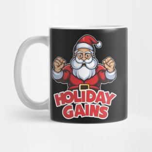 Festive Fitness: Santa’s Holiday Gains Mug